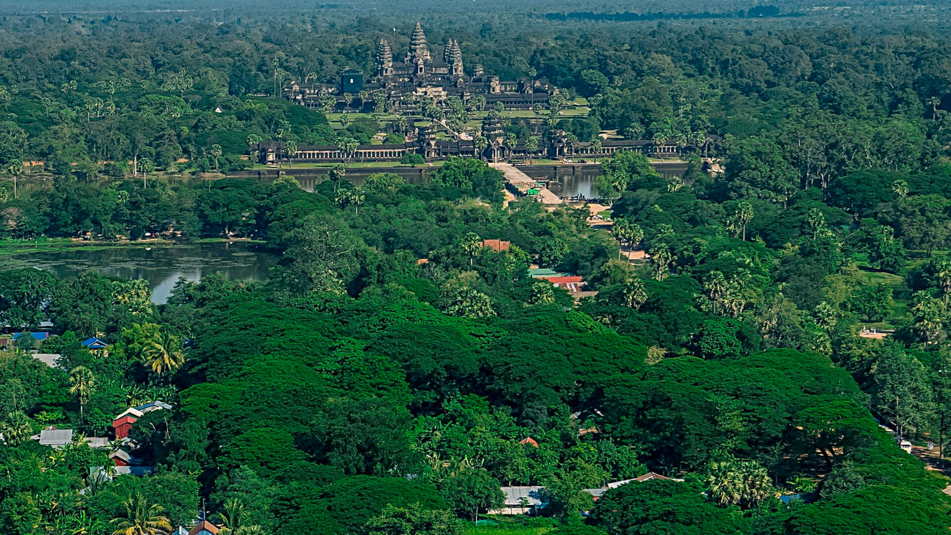 Angkor Wat view from Balloon