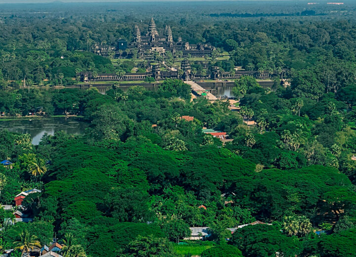 Angkor Wat view from Balloon